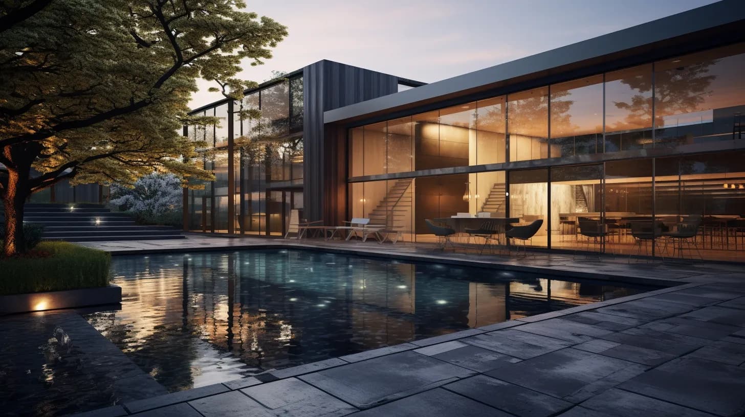 modern house visualisation